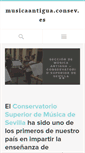 Mobile Screenshot of musicaantigua.consev.es