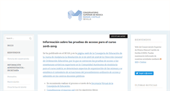 Desktop Screenshot of consev.es